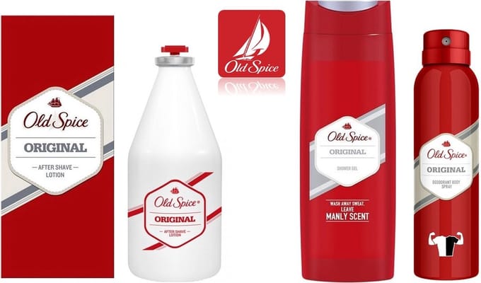 Old Spice Original SET - After Shave 100 ml / Douchegel 250 ml / Deodorant Spray 150 ml