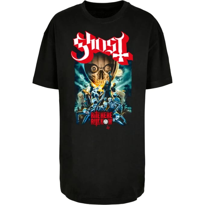 T-shirt dames Merchcode Ghost - Poster