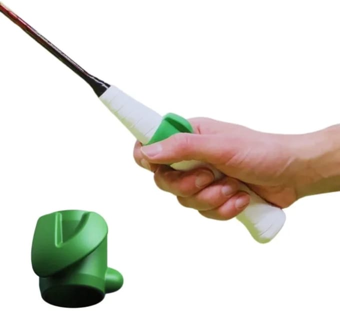 Gripfixer 2.0 voor rechtshandige badmintonspelers - groen