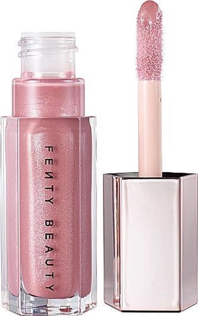 Gloss Bomb Universal Lip Luminizer Fu$$Y 9 ml – Lip Gloss, High Shine, For Women, Peach-Vanilla, Shimmering Pink, Shea Butter, Suitable For Daily Makeup