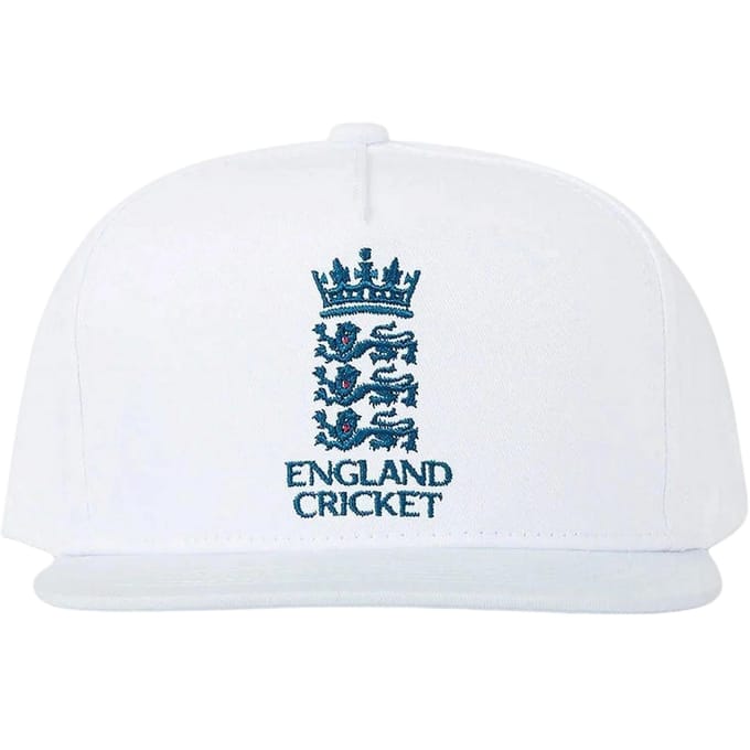 Castore Engeland Cricket Baseball Cap (Wit)