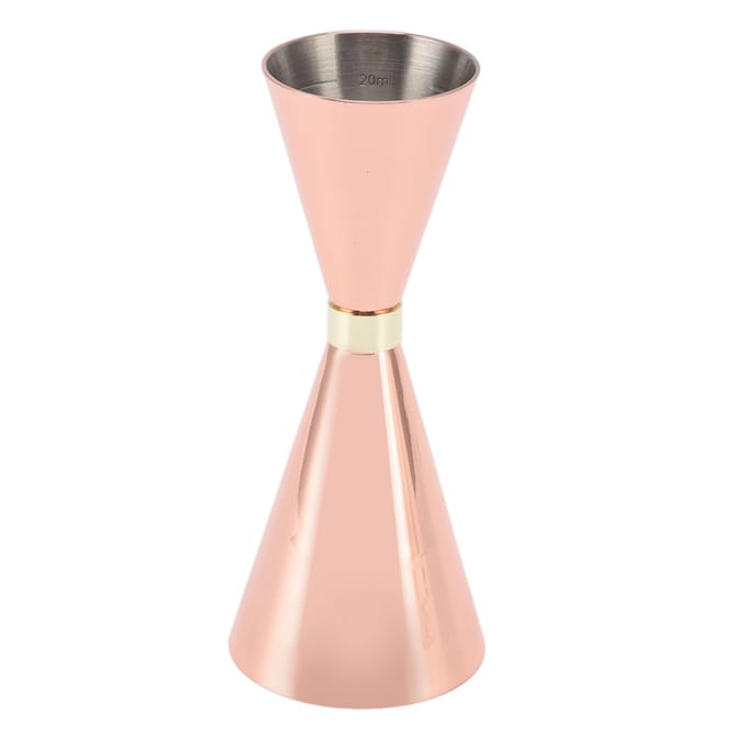 Jigger RVS 30mm tot 60mm Elegante Flexibele Jigger Kegel voor Cocktail Bartending Koper Gold Plating