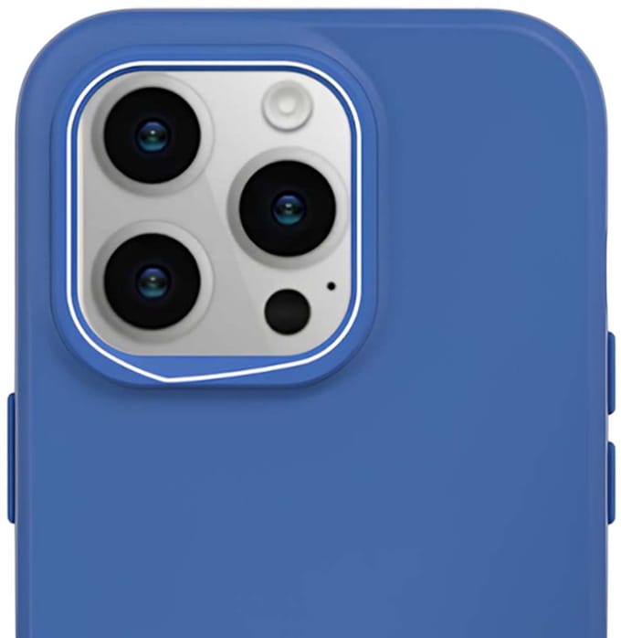 Rhinoshield, Hoesje geschikt voor iPhone 14 Pro - SolidSuit ShockSpread MagSafe Compatibel, Blauw
