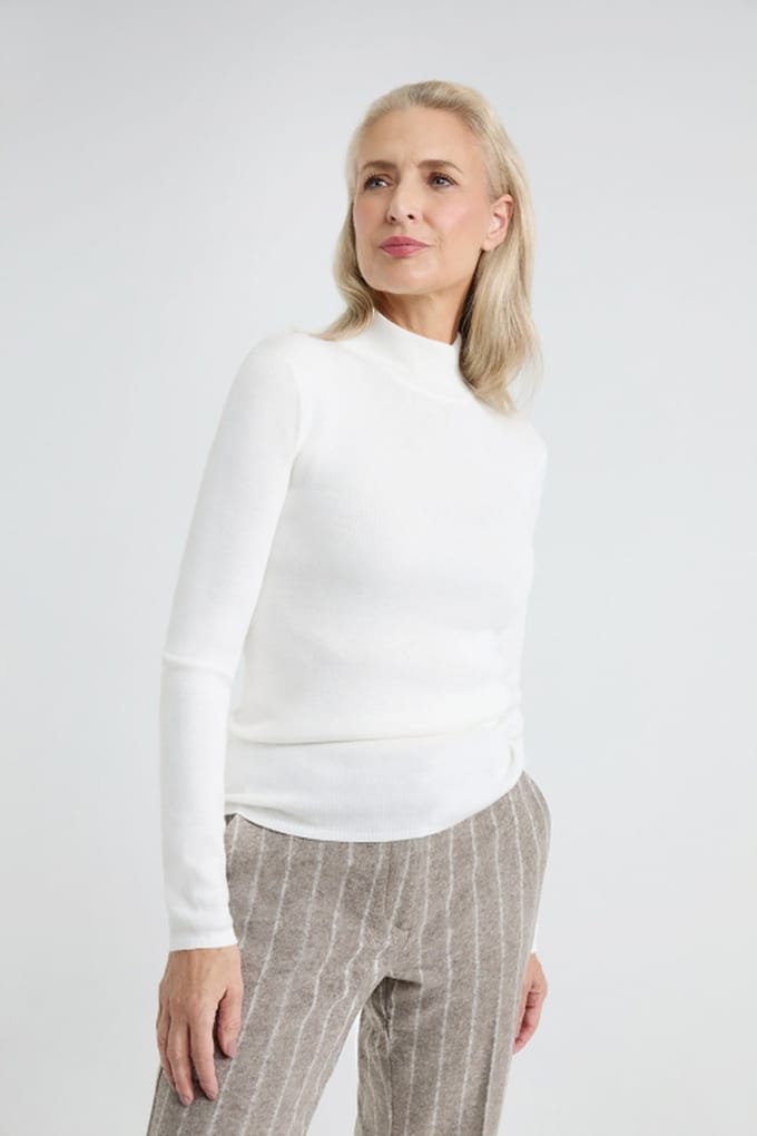 Josephine & Co Angie Sweater Off White Größe: L | Longsleeves Outlet | Damen | Weiß