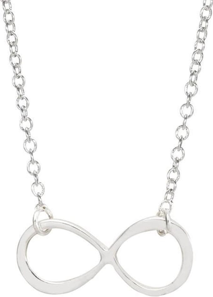 24/7 Jewelry Collection Infinity Ketting - Acht - Zilverkleurig