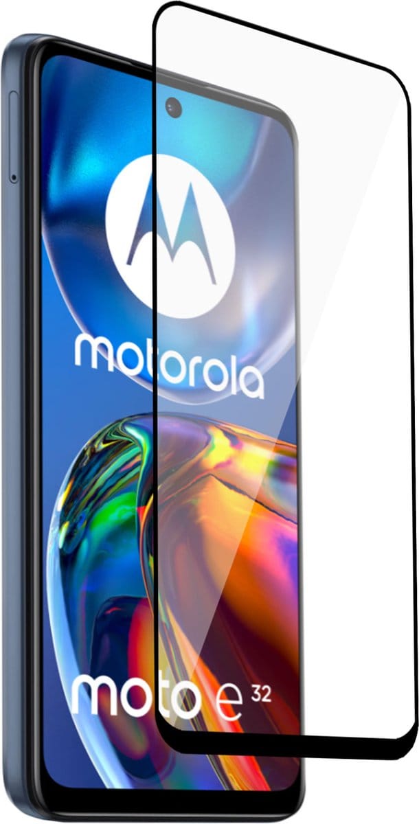 Screenprotector geschikt voor Motorola Moto E32 – Screenprotector geschikt voor Motorola Moto E32 Full Screen Protector Tempered Glass