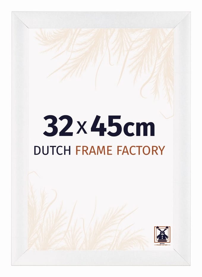 Fotolijst 32x45 cm - MDF - Wit Hoogglans - Praag