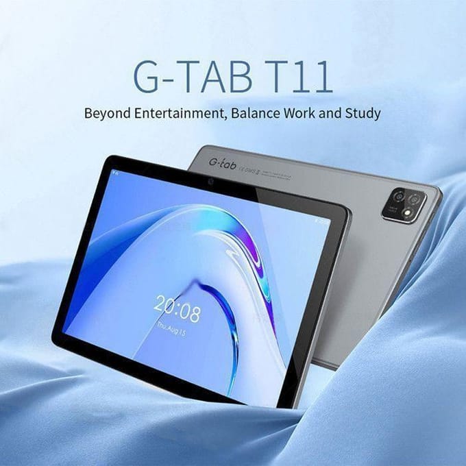 Touchscreen Tablet - G-TAB - T11 - 10,1 inch - Unisoc T606 - 8 GB RAM - 128 GB ROM