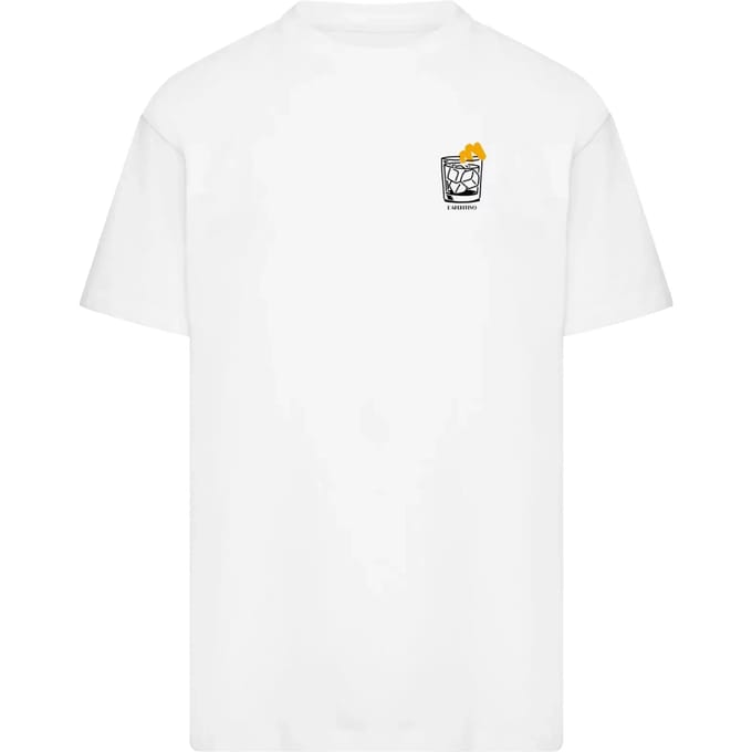 Mister Tee - L'aperitivo Heavy Oversize Heren Tshirt - M - Wit