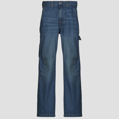 Straight Jeans Dickies STEVENSVILLE CARPENTER DENIM KHAKI TINTED BLUE