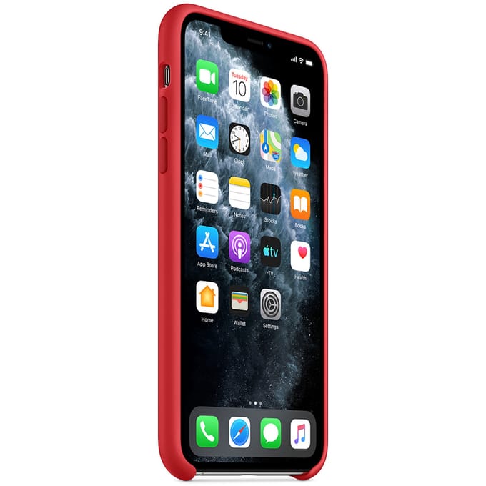 Silicone Backcover voor de Apple iPhone 11 Pro Max - (Product) Red