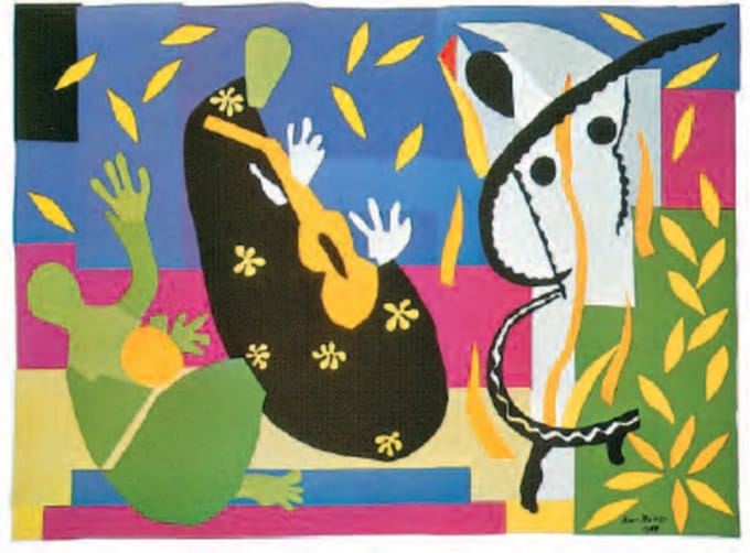 Henri Matisse - Het verdriet van de koning - Kunstposter - 40x50 cm