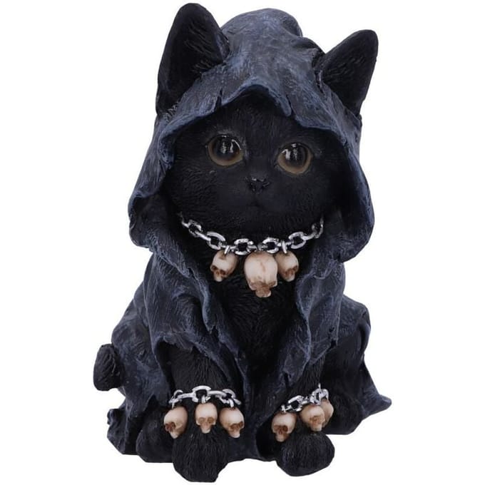 Nemesis Now - Gothic beeld - Reapers Feline - voor Geen - zwart