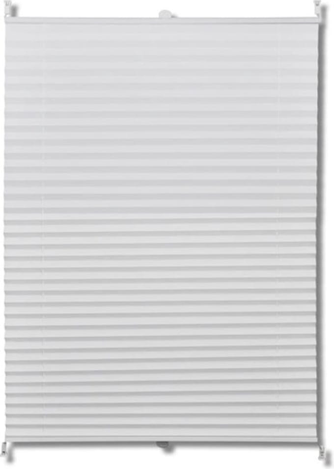 vidaXL - Plisséjaloezie - 80x200 - cm - wit