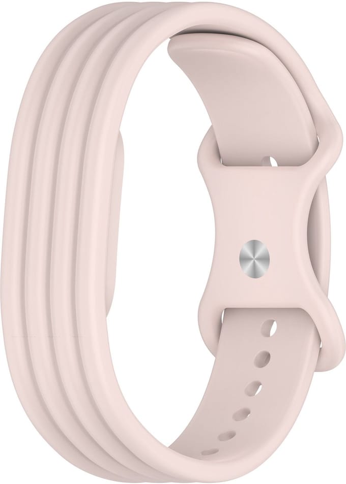 Strap-it Siliconen Bandje geschikt voor Fitbit Air - Lichtroze