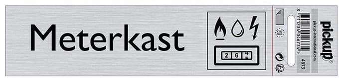 Pickup Route Alulook 165x44 mm - Meterkast