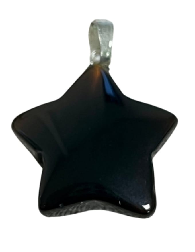 Onyx edelsteen sterhanger 20 mm