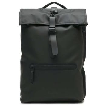 Rains Rolltop W3 Unisex Rugzak - Zwart
