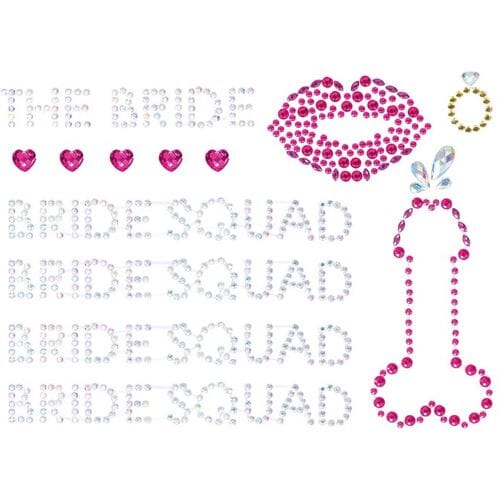 Lichaamsjuwelen voor dames Leg Avenue Bride Squad