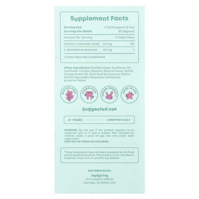JoySpring, Gluta Guard, 2 fl oz (60 ml)