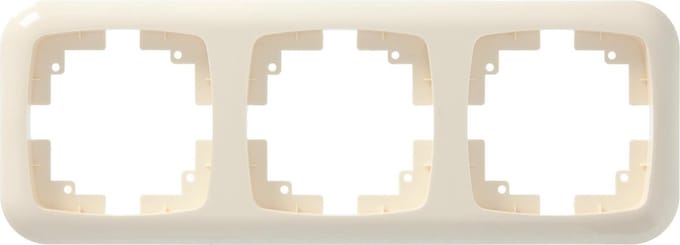 PLIEGER afdekraam - serie "Aurora" - 3-voudig - creme