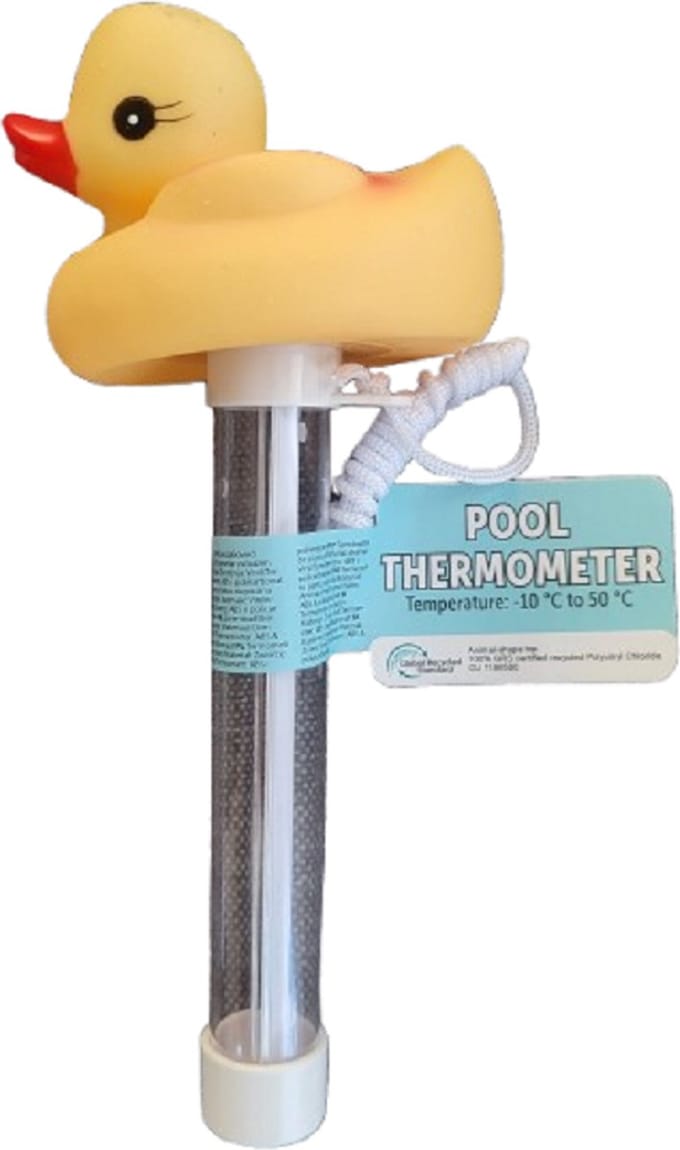 Zwembadthermometer eend - thermometer voor in zwembad jacuzzi bubbelbad