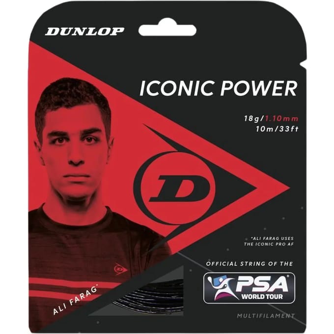 Squash racketsnaren Dunlop iconic power