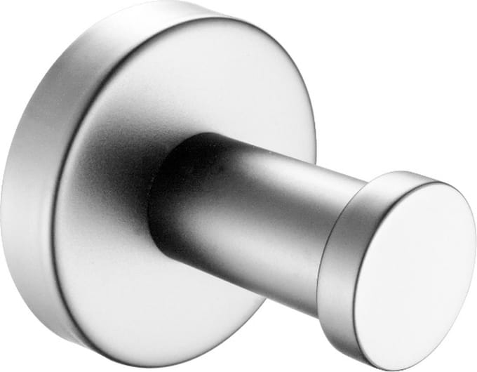 Handdoekhaak chroom Rond