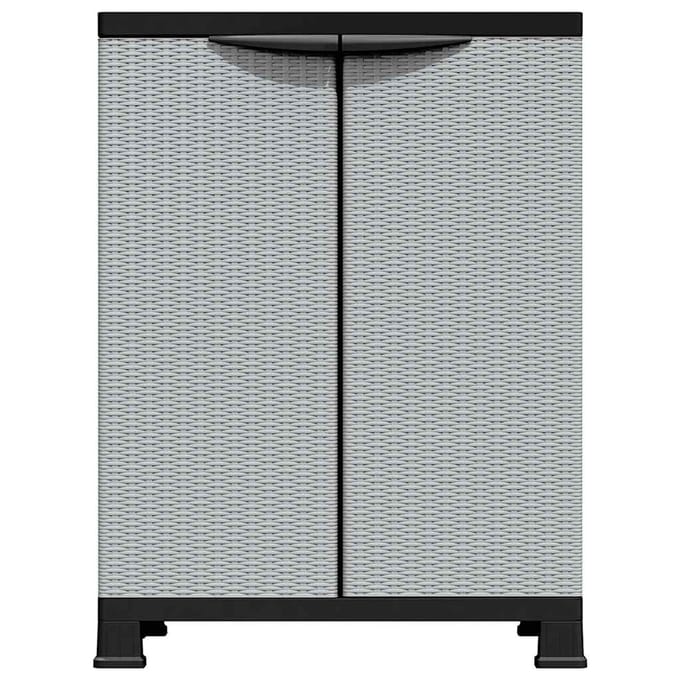 vidaXL - Opbergkast - 68x39x92 - cm - rattan - ontwerp