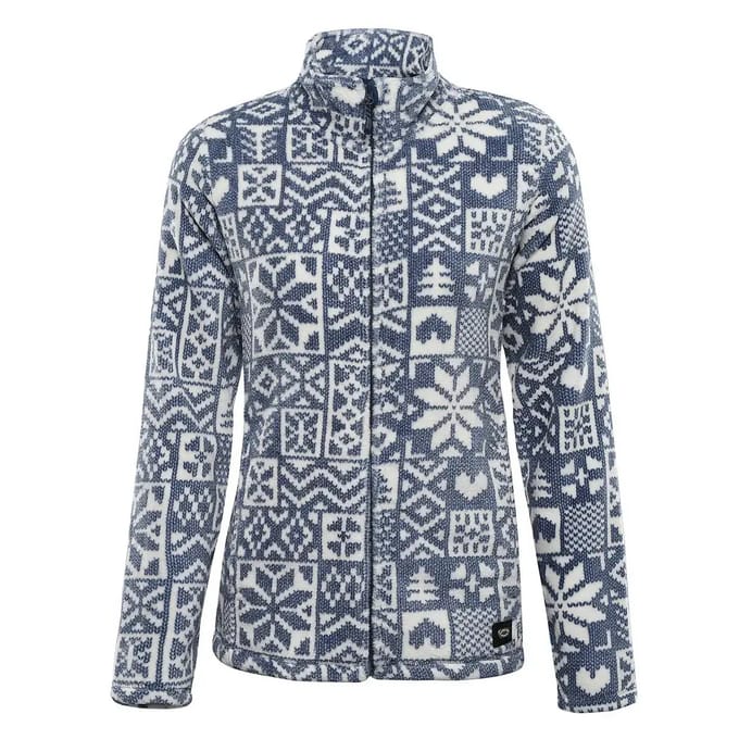Damesfleece met rits Alpine Pro Eflina