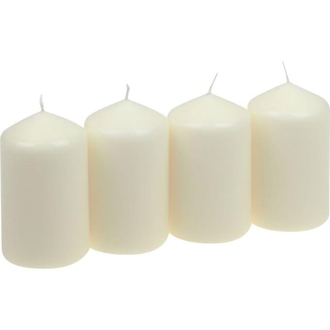 Stompkaarsen, 4‑pack - Créme