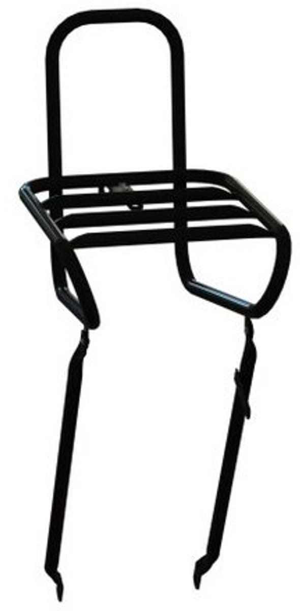 Steco Smooth voordrager 25 cm Kroonboutbevestiging matzwart