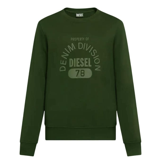 Diesel Unisex Adult Eigendom van Denim Divisie Sweatshirt (Groen)
