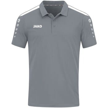 Jako Power Polo Heren - Steengrijs | Maat: L