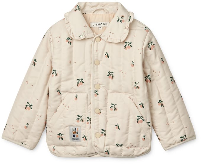 LIEWOOD Bea Jacket w Frill Peach / Sea shell Maat 104