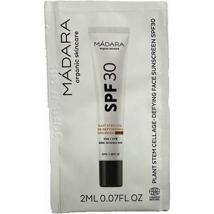 MÁDARA SPF 30 Sample + Card 2ml