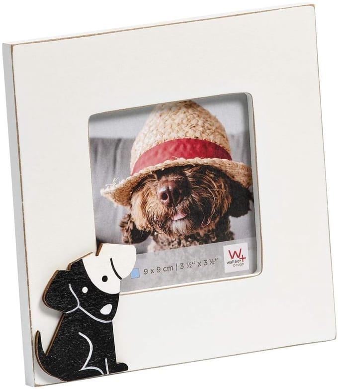 Portret frame hond, Weiss 90x90