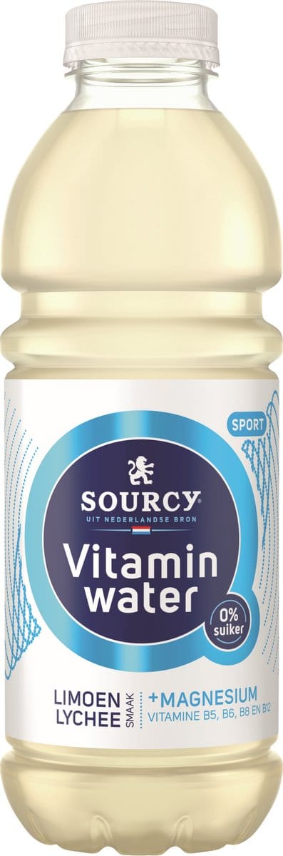 Sourcy Vitaminwater - Limoen / Lycee 6x1L - Voordeelverpakking