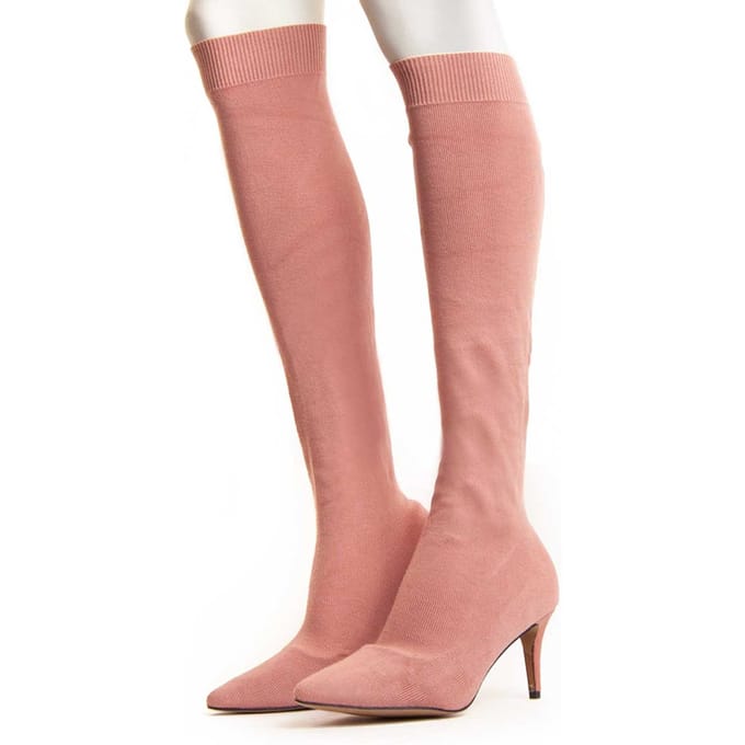 Bota Alta Para Mujer.  Montevita  Bottavita5  93912 40 roze