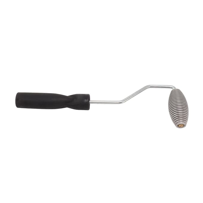 Glasvezel Roller Bubble Paddle Tool Aluminiumlegering Bubble Roller Met Plastic Handvat Olijfrol gray
