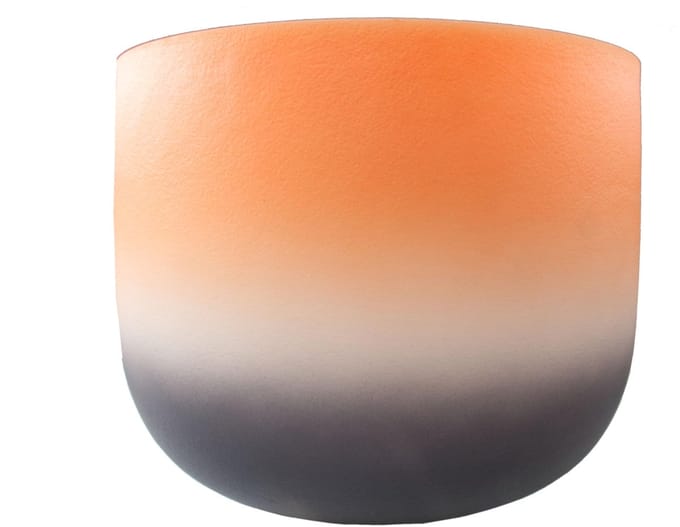 Fame Crystal Singing Bowl 13" Orange D4 432 Hz - Klankschaal