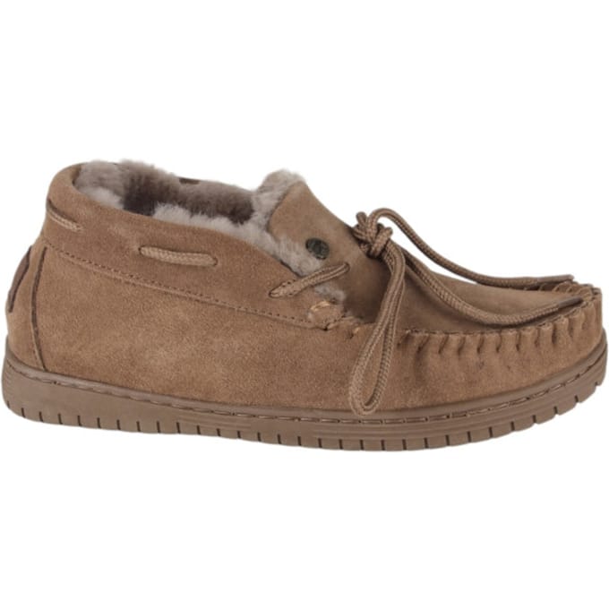 Warmbat Bunya suede mud dames pantoffel (gesloten hiel)