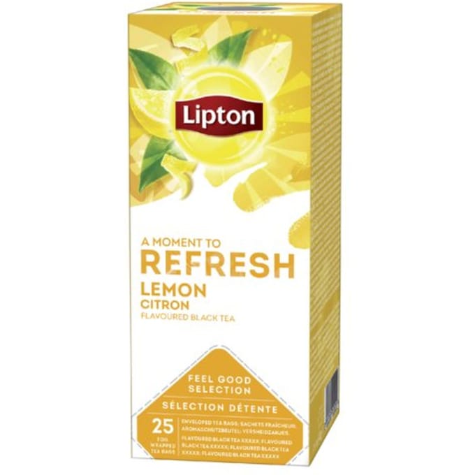 Lipton Refresh Lemon - doos 25 theezakjes