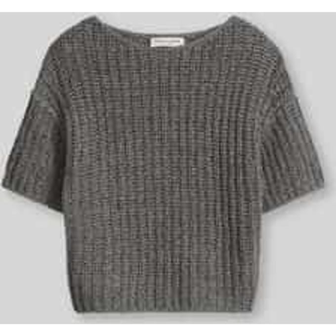 relaxed fit trui van katoenmix