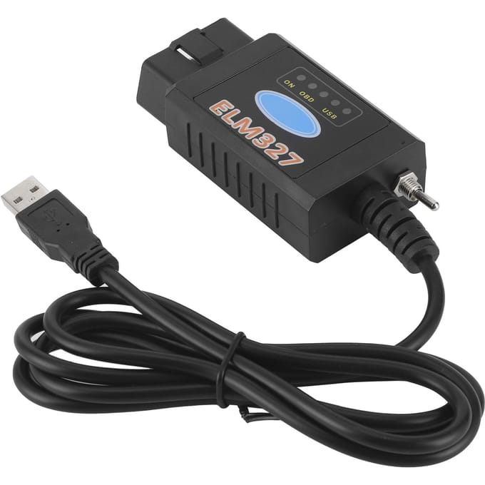OBD2 Scanner Adapter Codelezer Bluetooth Diagnostische Interface Auto Scantool Geschikt voor Ford gray
