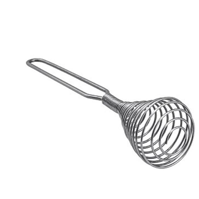 Handmatige Eierklopper Roestvrij Staal Handmixer Eierklopper Mixer Roerder Crème Opschuimer Meelroerder L(for 6.5-9kg) gray