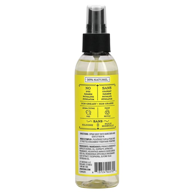 Lichaamsolie Spray, Citroen Crème, 177ml(6 fl oz) white