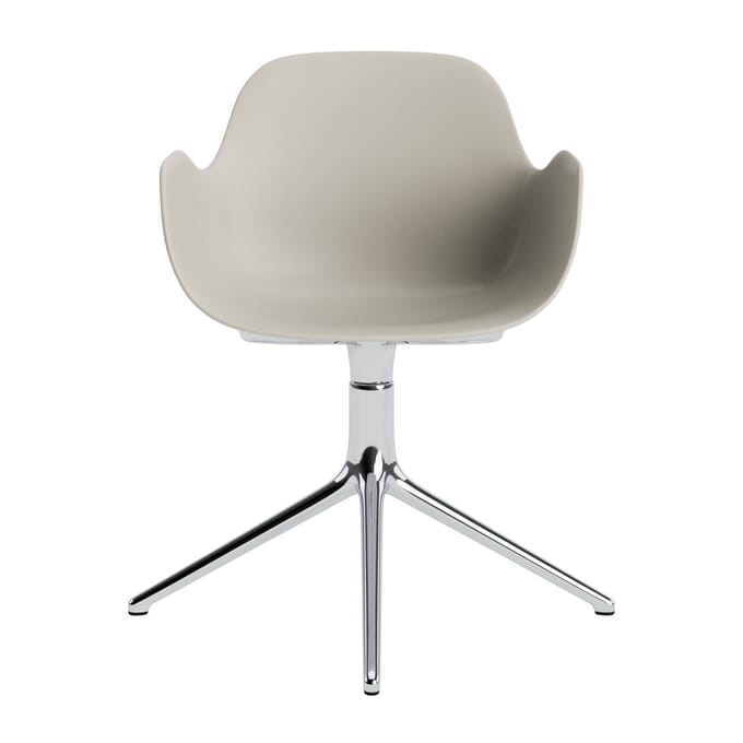 Normann Copenhagen Form Draaifauteuil - NormannCopenhagenFormLightGrey - aluminium