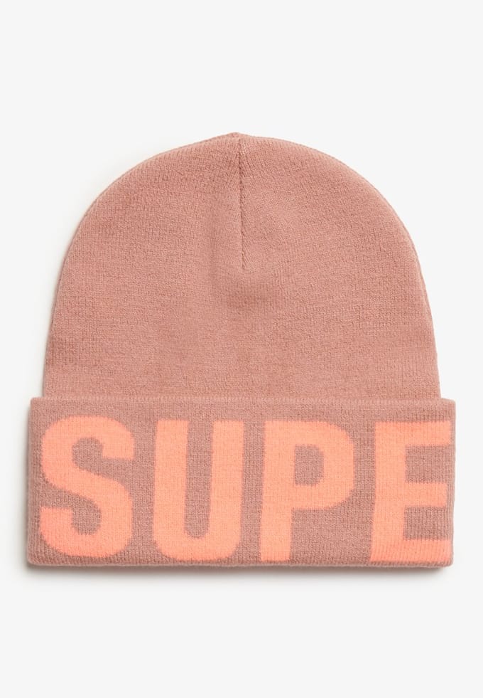 Superdry Branded Muts Roze