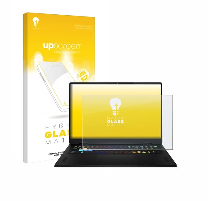 upscreen - Screenprotector voor MSI Vector A18 HX 2025 - Folie Beschermfolie Beschermglas matte